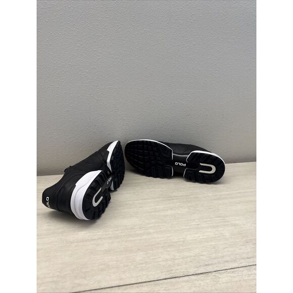 Polo Ralph Lauren Men's Sz 14 Black Jogger Color-Blocked Sneakers - Picture 10 of 10